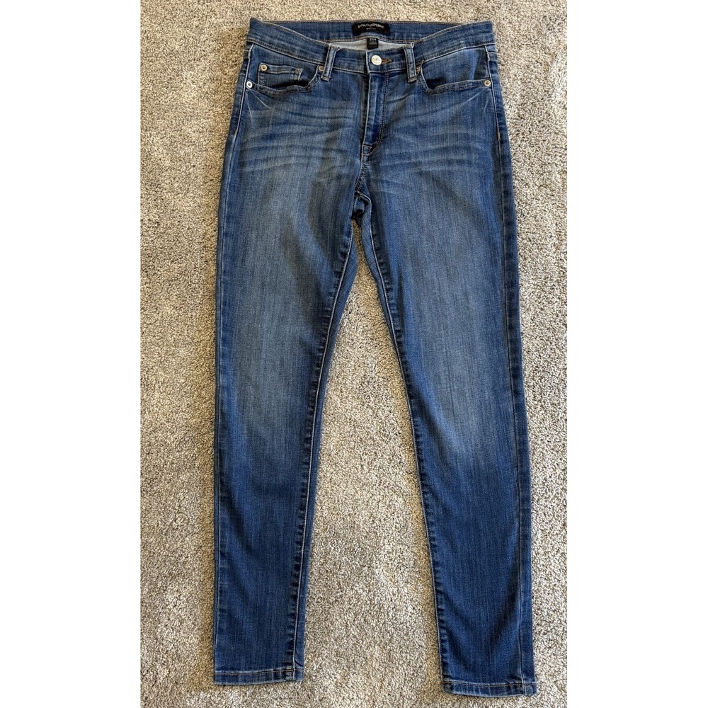 Banana Republic Women's Blue Denim Skinny Fit Jeans Size 27/4 - Picture 2 of 10